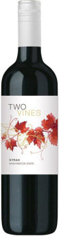 Вино  красное сухое "Two Vines" Shiraz, 2017 0.75L
