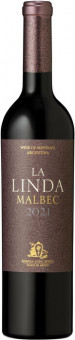 Вино красное  сухое "La Linda" Malbec, 2021 0,75L