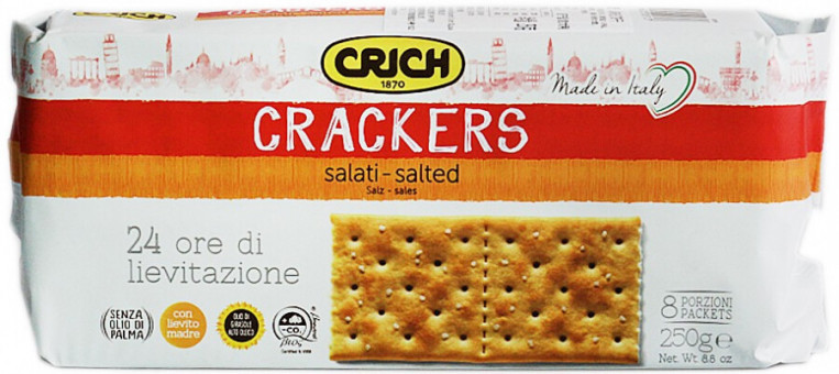 "CRICH" Salted crackers, 250 г