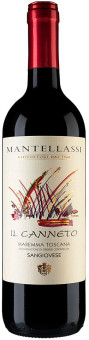 Вино красное сухое  Mantellassi, "Il Canneto", Maremma Toscana DOC 0,75L
