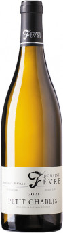 Вино белое сухое  Domaine Nathalie & Gilles Fevre, Petit Chablis AOC 0,75L