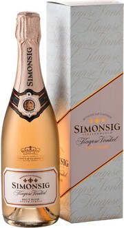 Игристое вино Simonsig, "Kaapse Vonkel" Brut Rose, 2020 ПУ 0,75 L