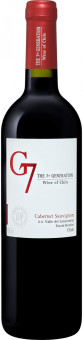 Вино сухое красное   "G7" Carmenere 0,75L