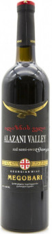 Вино красное Megobari Alazani Valley 0,75L