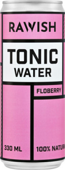 Напиток безалкогольный RAWISH Tonic Water Flowberry ж/б 0.33L