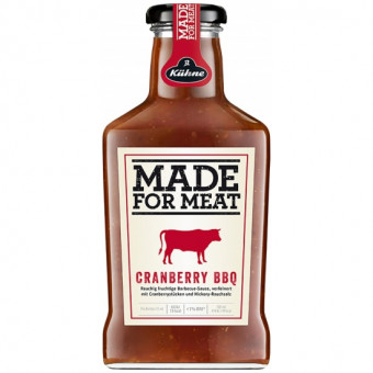 Соус KUHNE “Made for Meat” Cranberry BBQ, 375 мл.