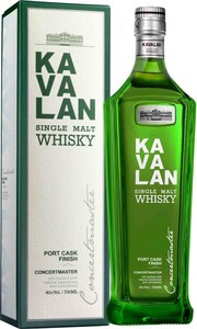Виски Kavalan, "Concertmaster" Port Cask Finish, gift box, 0.7L