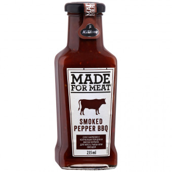 Соус  KUHNE “Made for Meat” Smoked Pepper BBQ, 235 мл