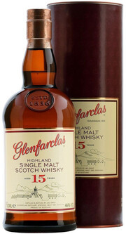 Виски "Glenfarclas" 15 years, in tube, 0.7L