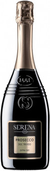 Вино игристое белое "Serena 1881" Prosecco Treviso DOC Extra Dry 0,75L