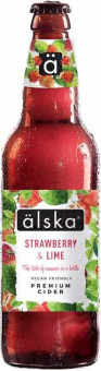 Сидр Älska Strawberry & Lime / Альска Клубника и Лайм ж/б, 0,5 L