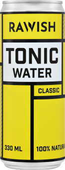 Напиток безалкогольный RAWISH Tonic Water Classic ж/б 0.33L