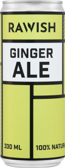 Напиток безалкогольный RAWISH Ginger Ale 0.33L