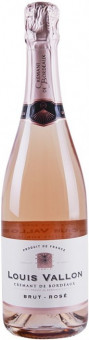 Игристое вино Louis Vallon Cremant de Bordeaux Brut Rose 0.75L