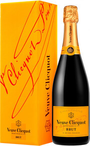 Шампанское Veuve Clicquot, Brut, with gift box 0,75 L