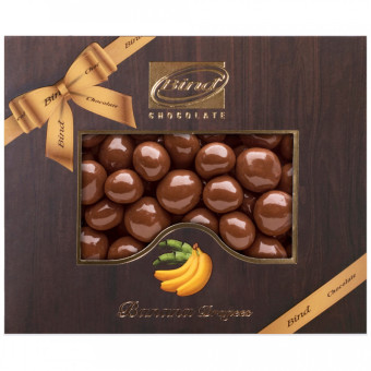 Шоколадное драже Bind "Банан в молочном шоколаде" 100г