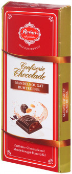 Горький шоколад Reber “Almond Praline-Rum Truffle”, 100 гр