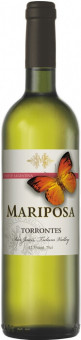 Вино сухое белое "Марипоса Торронтес" 12,5% 0,75L