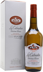 Кальвадос Christian Drouin, Calvados "Selection", gift box 0,7L